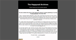 Desktop Screenshot of happysad.be