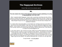 Tablet Screenshot of happysad.be